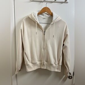Uniqlo heattech fleece hoodie jacket